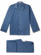 Cleverly Laundry - Superfine Cotton Pyjama Set - Blue