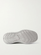 Balenciaga - Hamptons Logo-Appliquéd Distressed Leather Sneakers - White