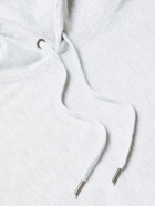 Manresa - Logo-Embroidered Cotton-Blend Jersey Hoodie - White