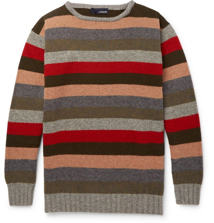 Photo: Lardini - Striped Wool Sweater - Multi