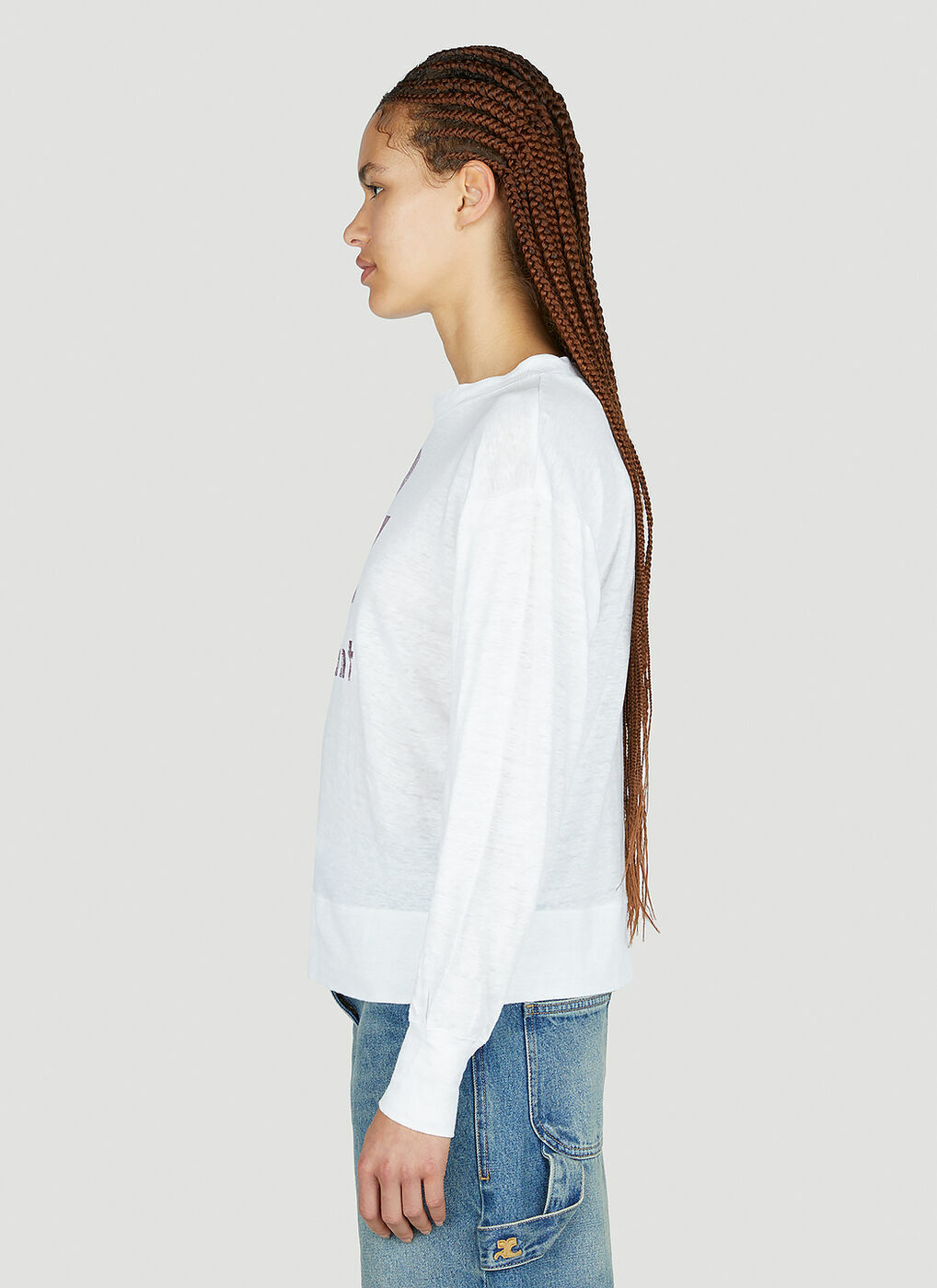 Isabel Marant Étoile - Klowia Long Sleeve T-Shirt in White