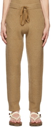 Tanaka Beige Wool Comfy Lounge Pants