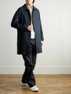 Burberry - Cotton-Gabardine Car Coat - Blue