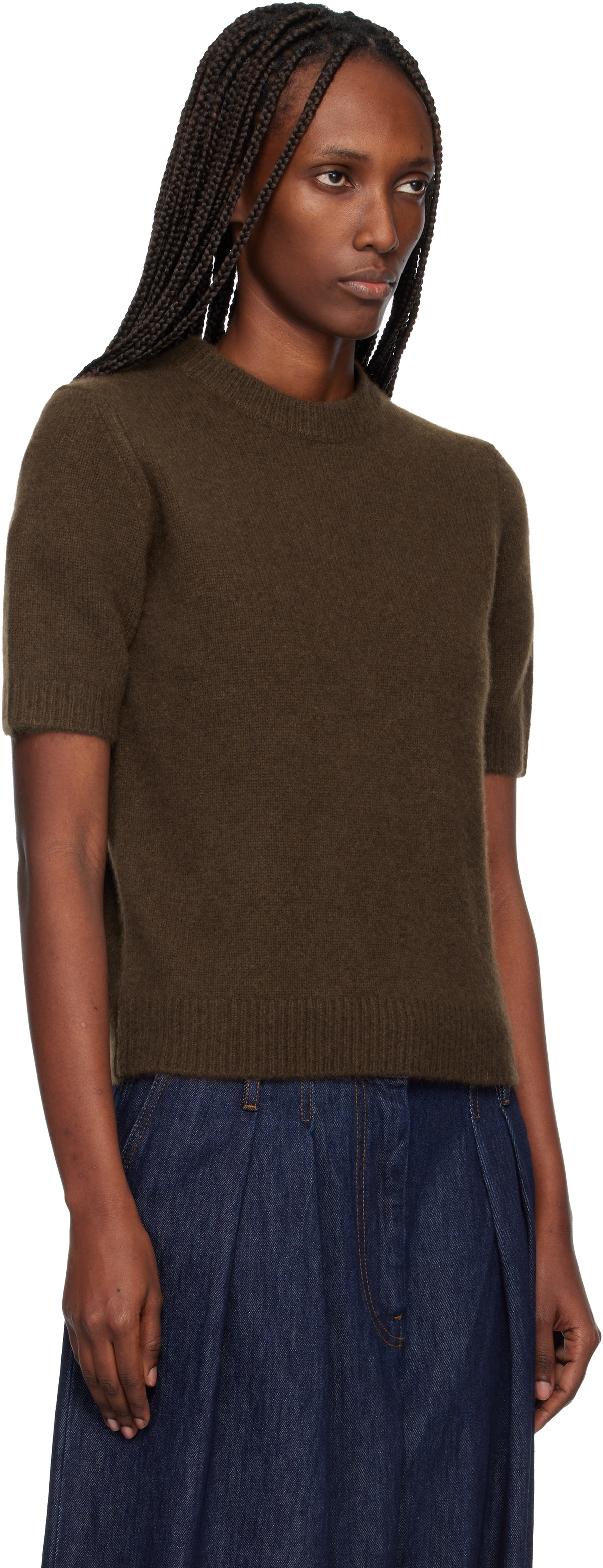 arch4 Brown Giselle Crewneck Sweater