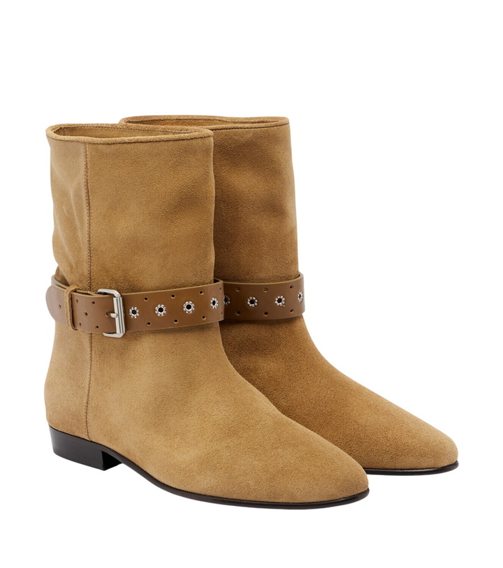 Photo: Isabel Marant Reena suede ankle boots