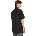 Cornerstone Black Zip Short Sleeve Shirt