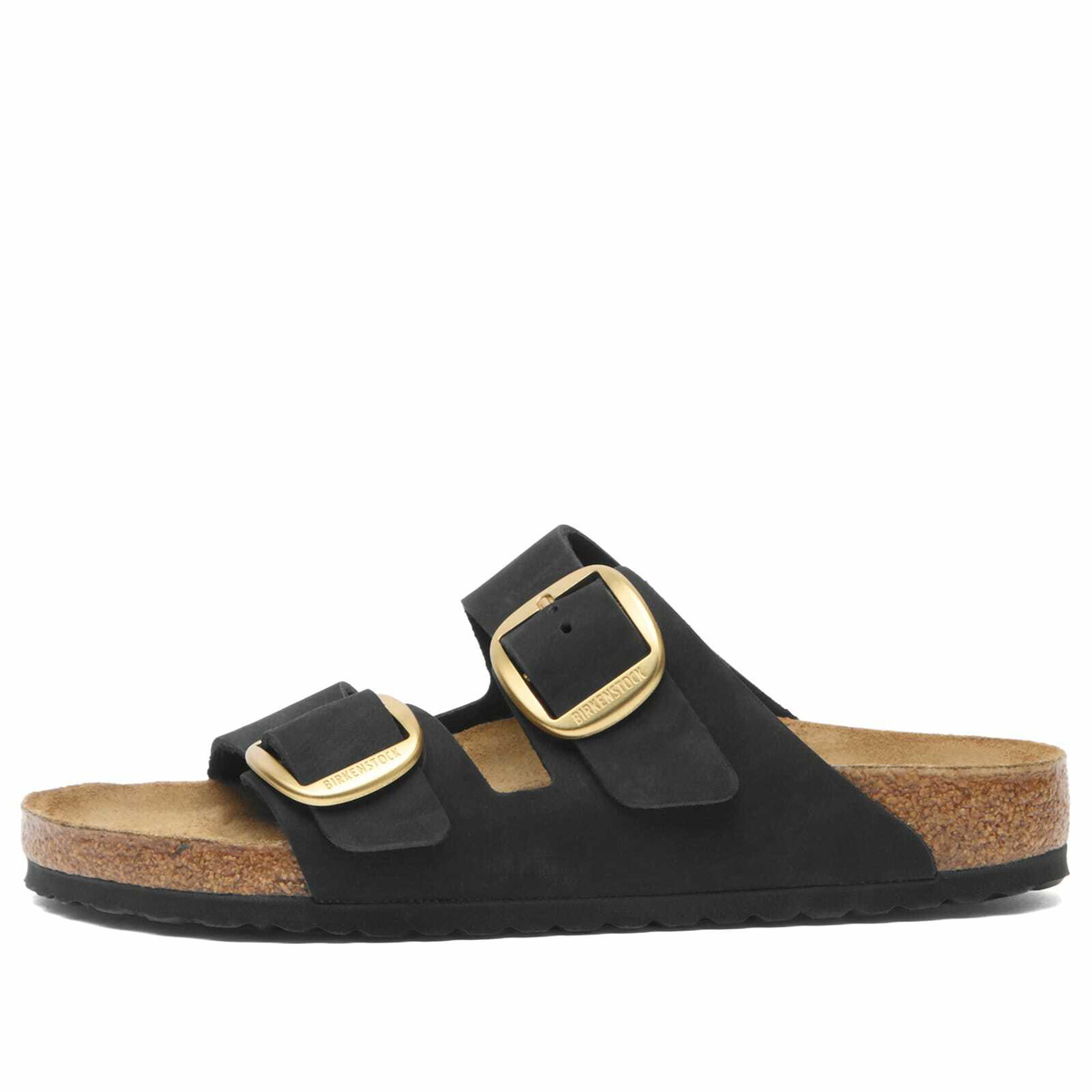 Birkenstock Women's Arizona Big Buckle in Black Nubuck