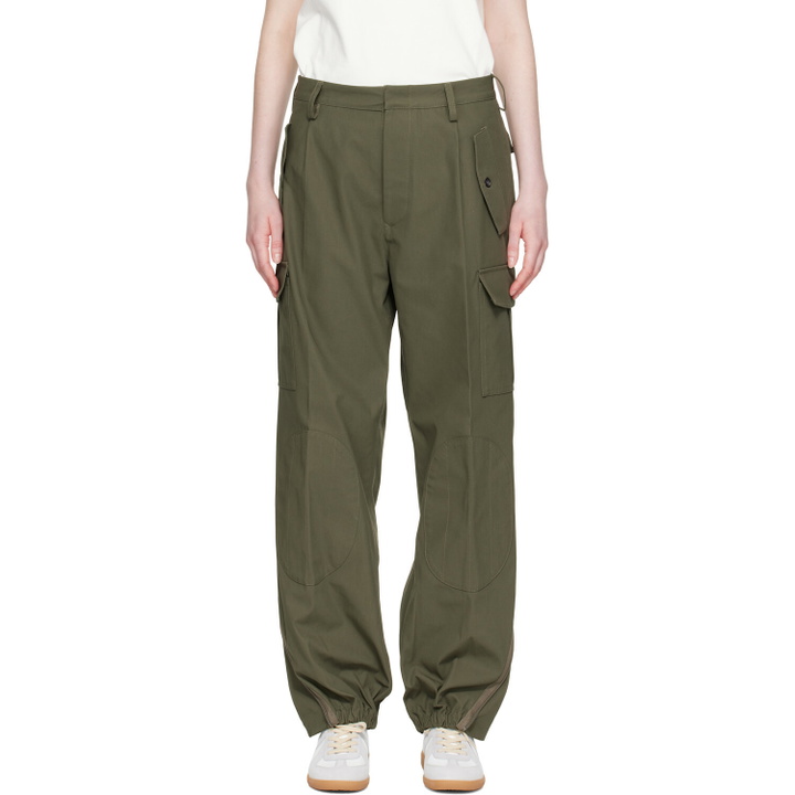 Photo: Maison Margiela Khaki Twill Cargo Pants