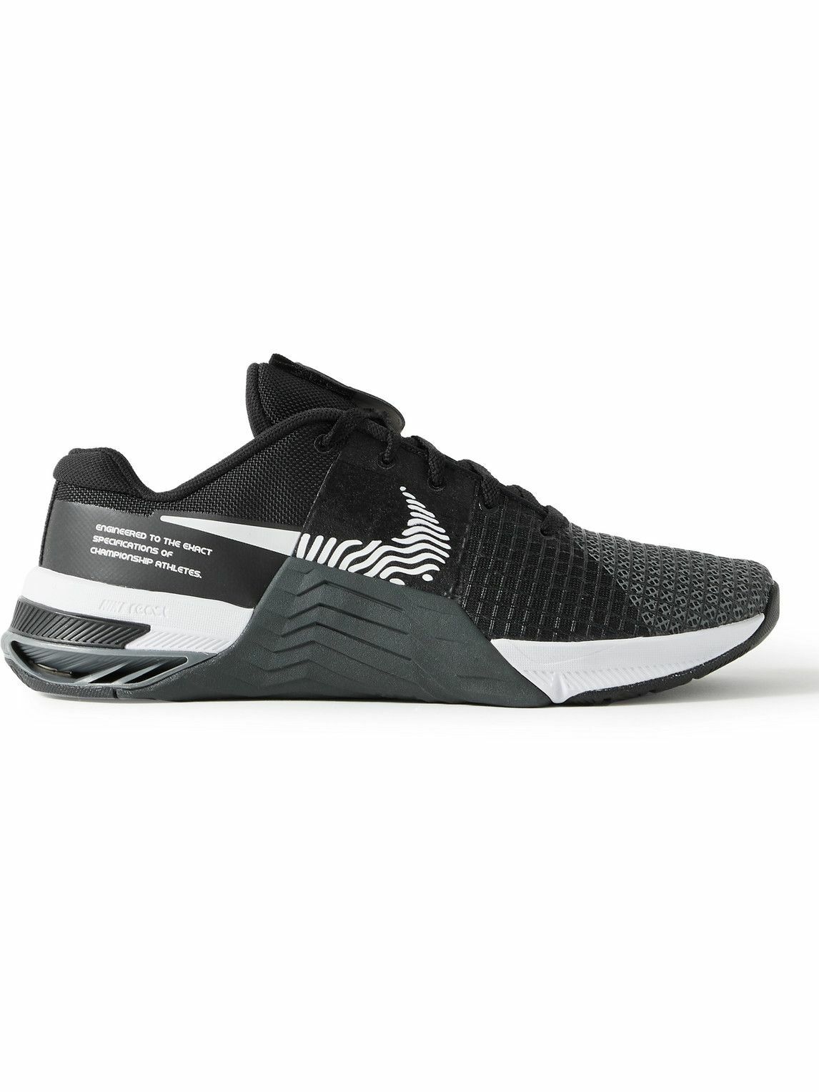 Nike Training - Metcon 8 Rubber-Trimmed Mesh Training Sneakers - Black ...