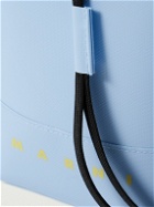 Marni - Logo-Print Textured-PVC Bucket Bag