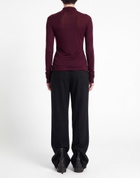 Manila Grace Womens Sweater Plum