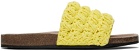 JW Anderson Yellow Crochet Slides