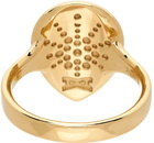 Alina Abegg Gold & Green Alien Pinky Ring