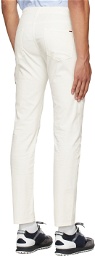 Dunhill Off-White Twill Trousers
