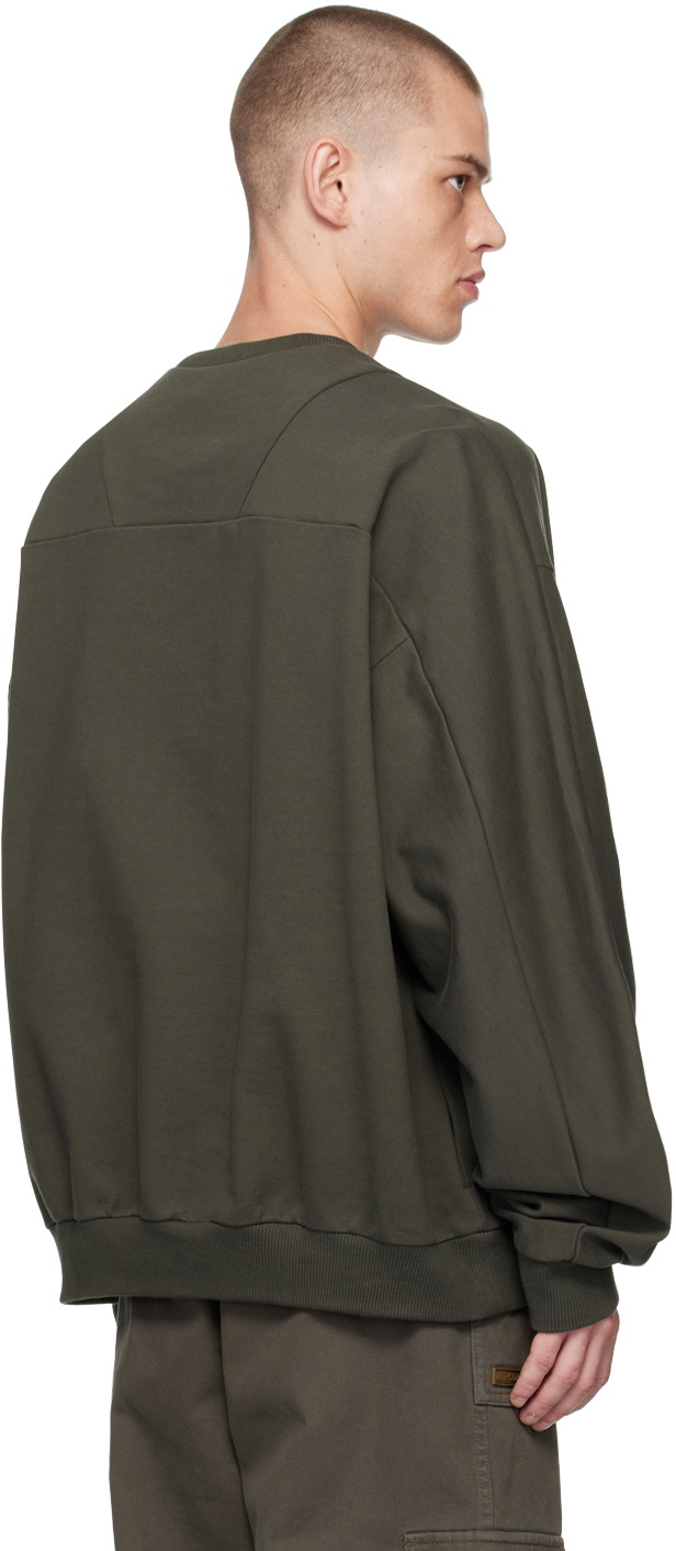 Juun.J Gray Crewneck Sweatshirt