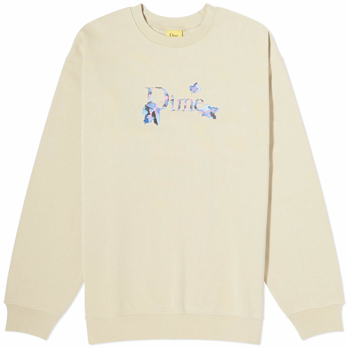 Dime Men's Classic Leafy Crew Sweat in Sand Dime
