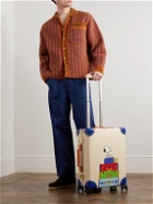 Globe-Trotter - Peanuts Printed Leather-Trimmed Suitcase