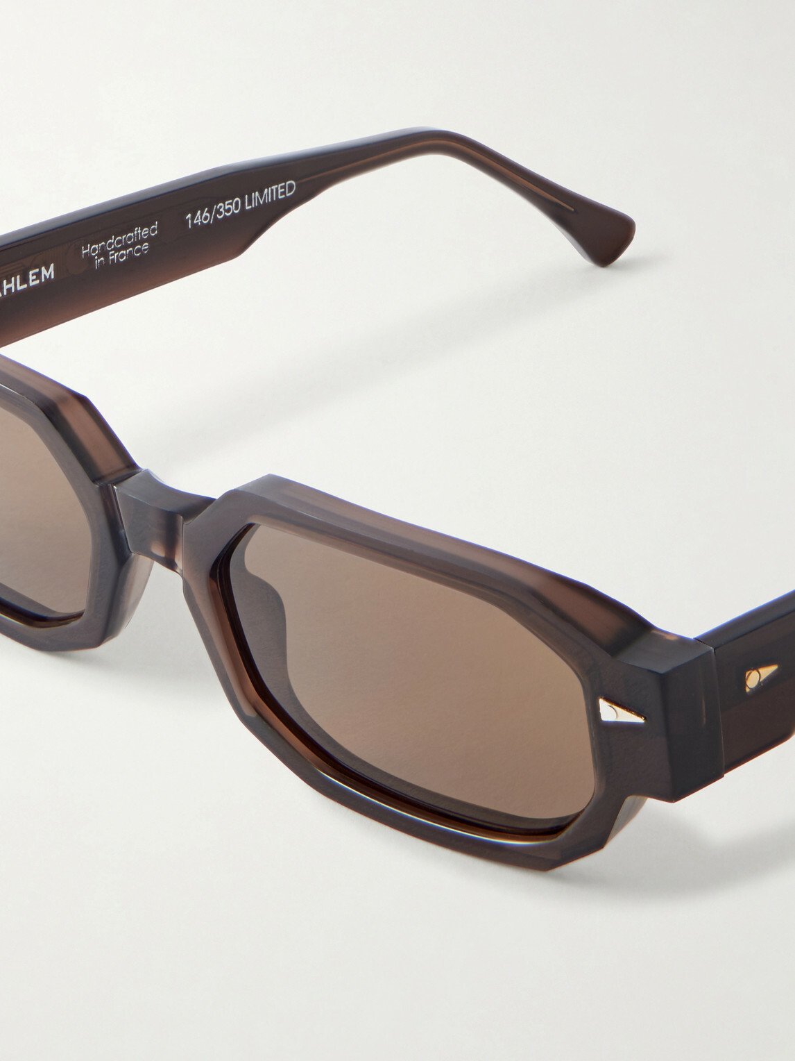 AHLEM - Jules Oval-Frame Tortoiseshell Acetate Sunglasses