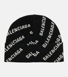 Balenciaga - Logo wool-blend beanie