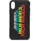 Palm Angels - Logo-Print iPhone X Case - Black