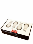 ALESSI Set Of 4 Moscardino Sporks