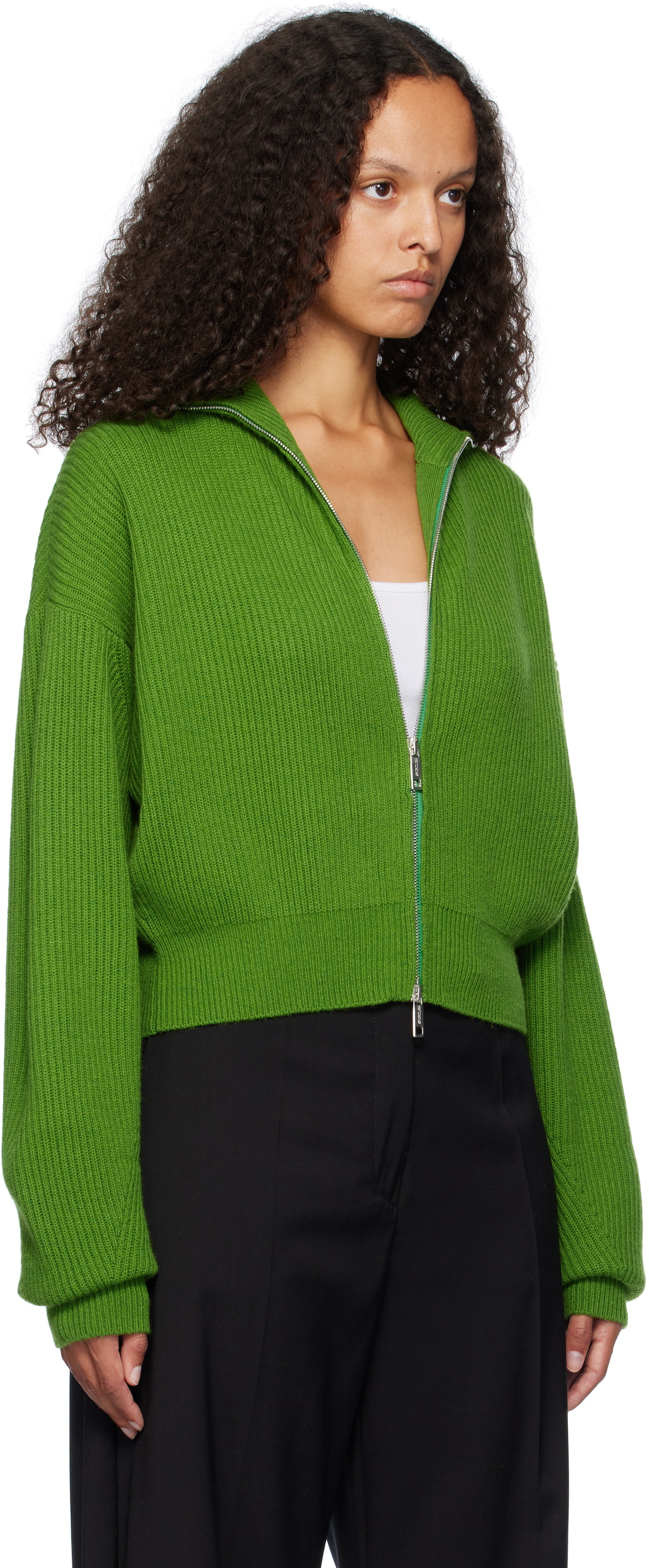Sportmax Green Svago Cardigan