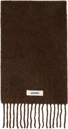 JACQUEMUS Brown La Casa 'The Carro' Scarf