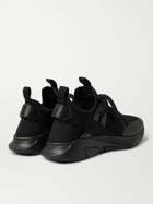 TOM FORD - Jago Neoprene, Mesh and Nylon Sneakers - Black