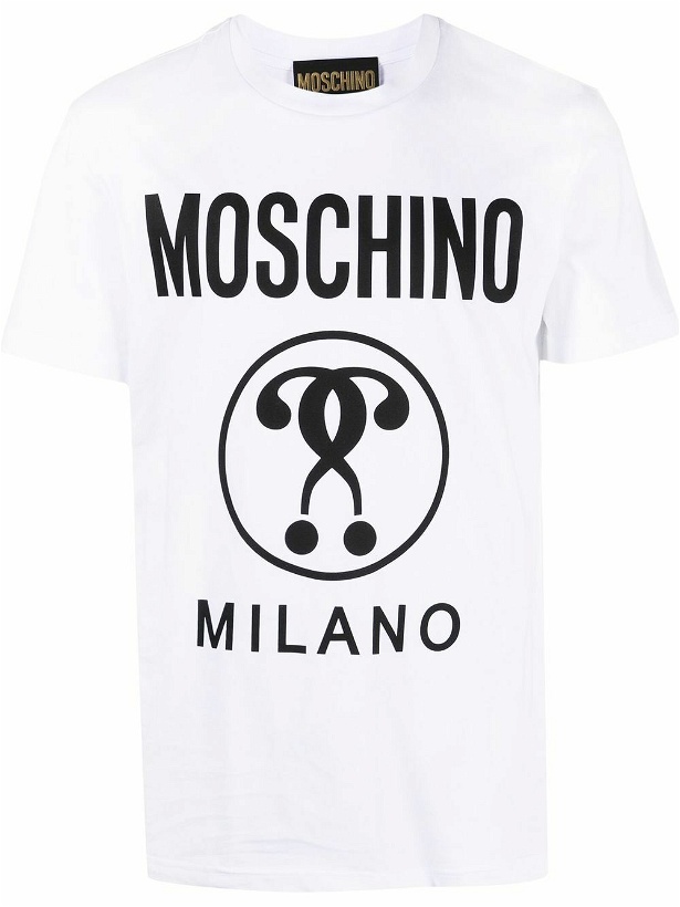 Photo: MOSCHINO - Cotton T-shirt With Print