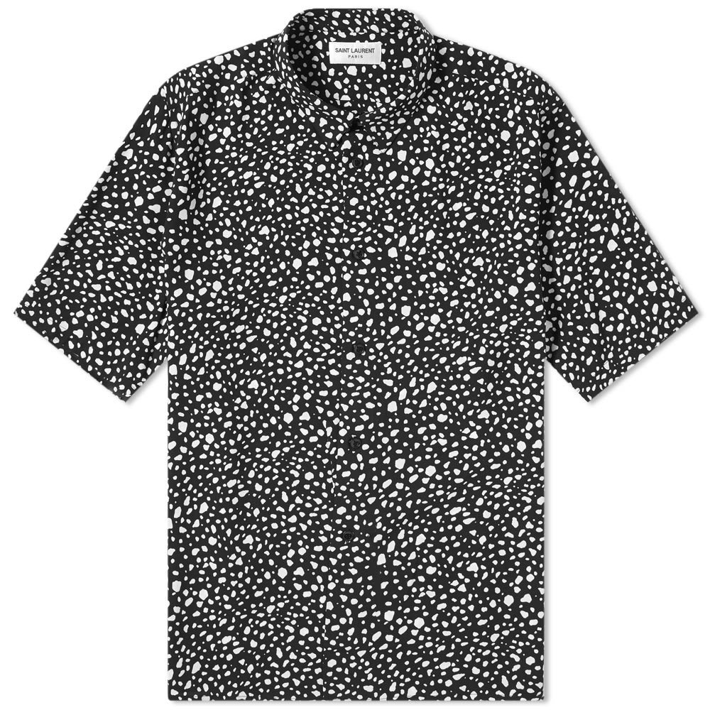 Photo: Saint Laurent Pebble Printed Short Sleeve  Shirt