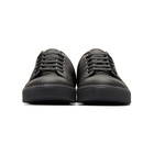 Lanvin Black Perforated Basket Sneakers