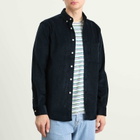 Portuguese Flannel Men's Lobo Button Down Corduroy Shirt in Navy