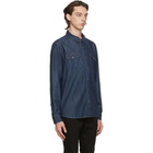 Frame Indigo Denim Double Pocket Shirt