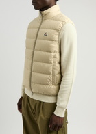 Moncler Contrin Quilted Shell Gilet Cream
