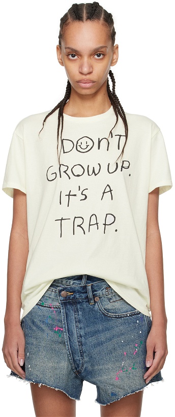 Photo: R13 Off White 'Don't Grow Up' T-Shirt