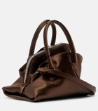 The Attico La Passeggiata Mini satin tote bag