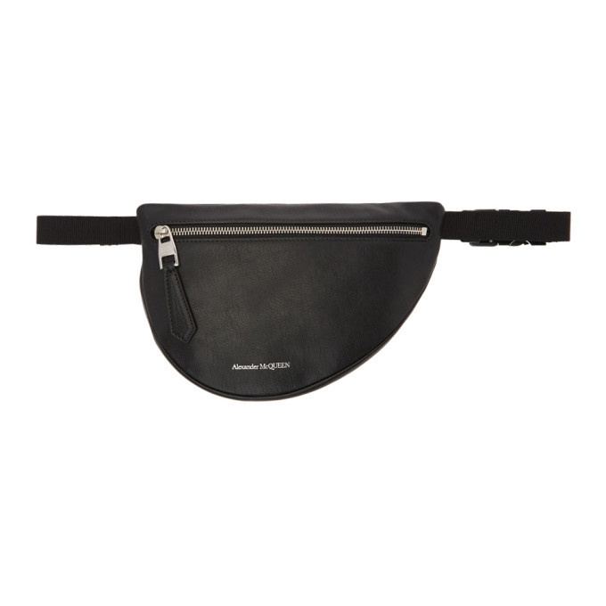 Photo: Alexander McQueen Black Mini Bum Bag