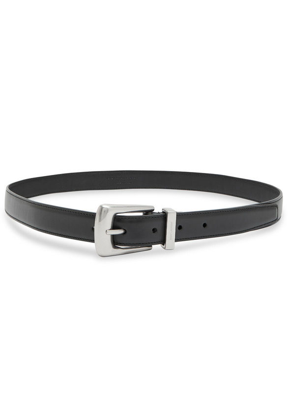 Photo: Saint Laurent Leather Belt Black