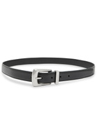 Saint Laurent Leather Belt Black