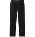 Canali - Black Cotton-Blend Corduroy Trousers - Black