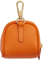 Burberry Orange Cube Bag Charm Keychain