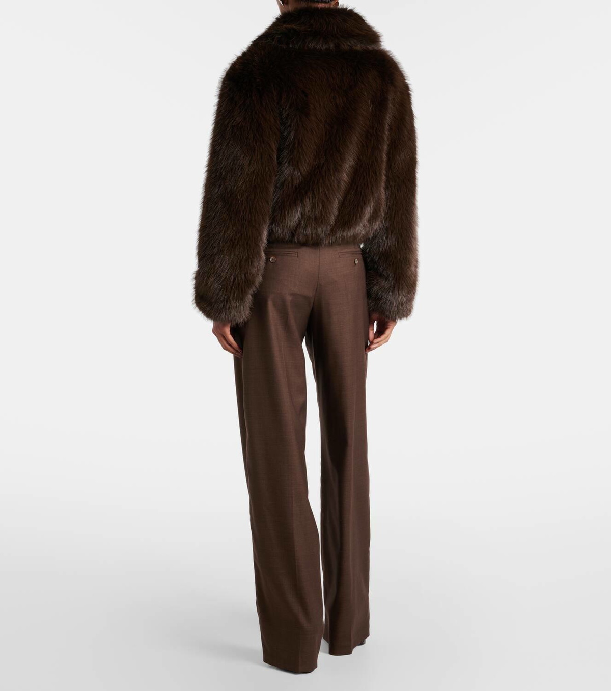 The Frankie Shop Hope faux fur jacket The Frankie Shop