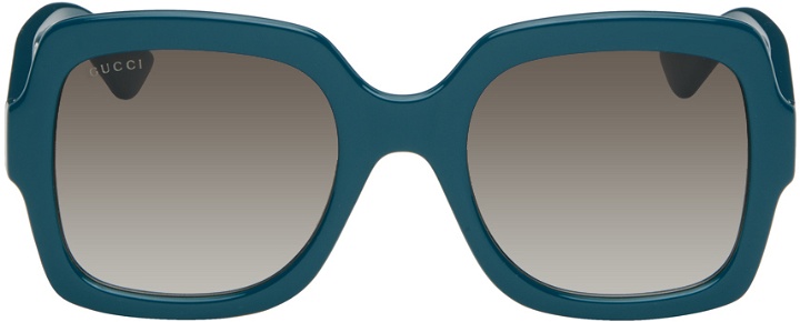 Photo: Gucci Blue Square Sunglasses