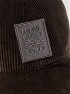 LOEWE - Logo-Appliquéd Cotton-Corduroy Baseball Cap