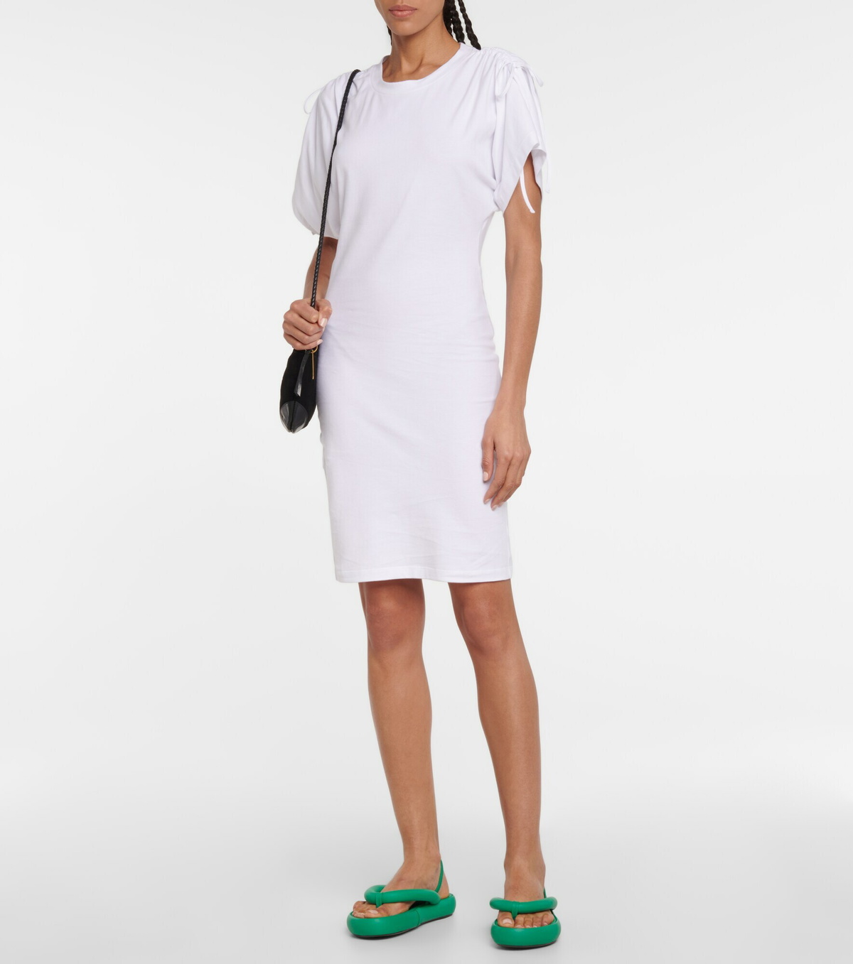 isabel marant t shirt dress Isabel Marant Leany Twisted Mini T-Shirt Dress