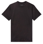 rag & bone - James Slim-Fit Nep Cotton-Jersey T-Shirt - Dark brown