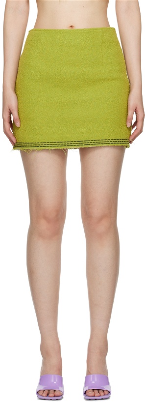 Photo: Recto SSENSE Exclusive Green Miniskirt