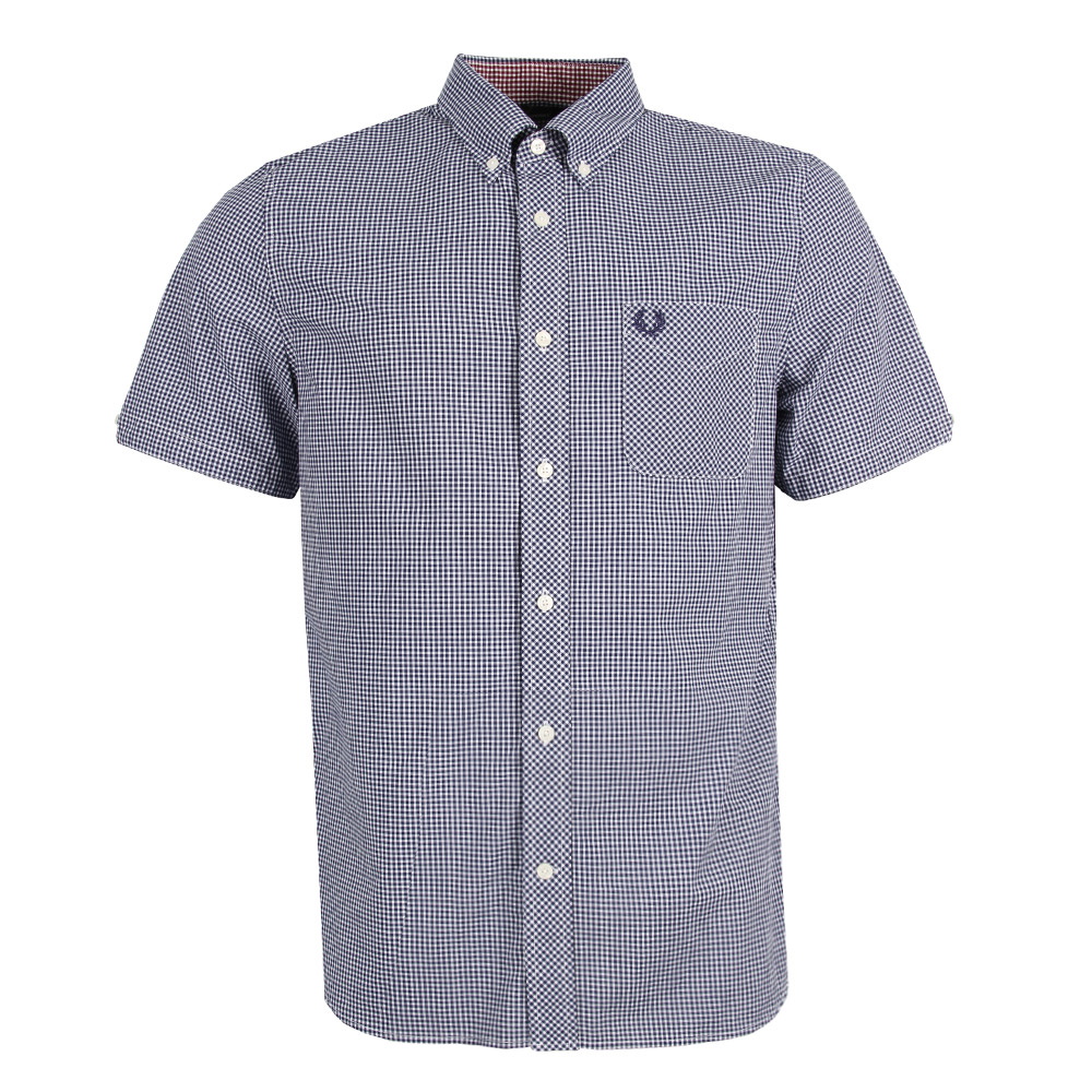 Shirt - Medieval Blue Gingham Short Sleeve