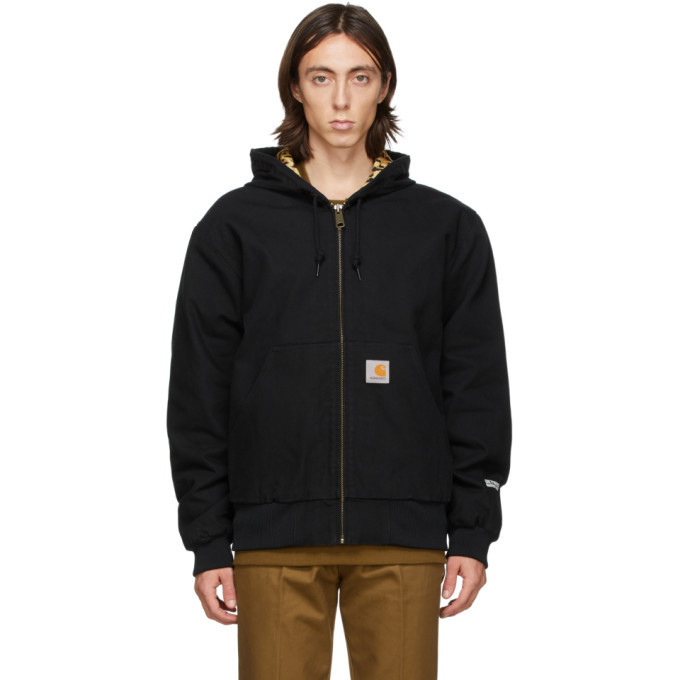 WACKO MARIA Black Carhartt WIP Edition Active Jacket Wacko Maria