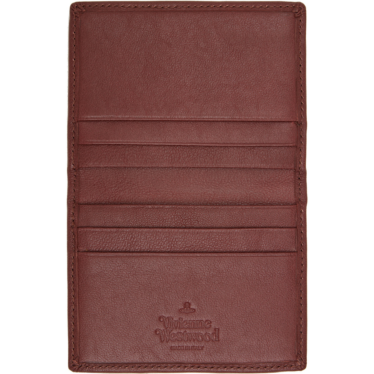 Vivienne Westwood Brown Orb Bifold Man Card Holder